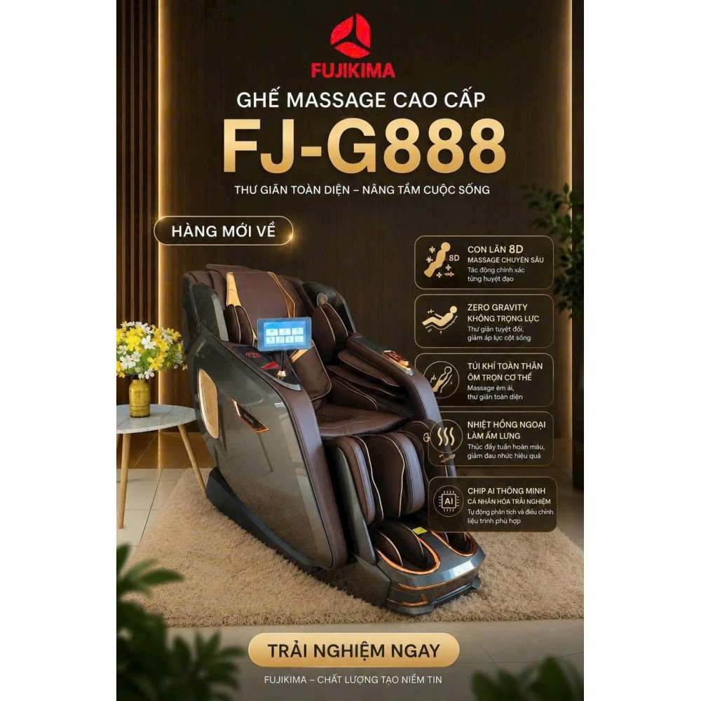 Ghế massage cao cấp Fujikima FJ-G888